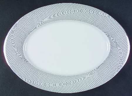 Ambassador 12" Oval Serving Platter by Sango