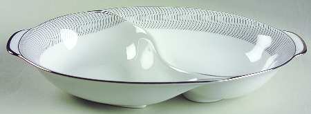 Ambassador 11" Oval Divided Vegetable Bowl