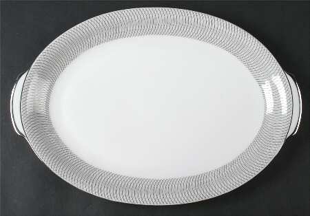 Ambassador 12" Oval Serving Platter by Sango