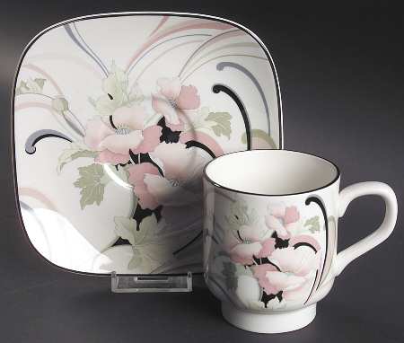 Flat Cup & Saucer Set