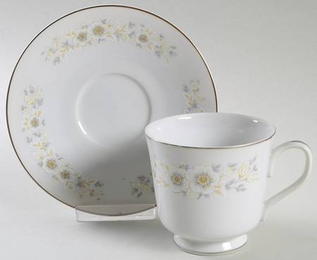 Andover Footed Cup & Saucer Set