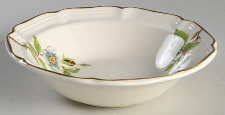 Apple Blossom (Sangostone) Rim Cereal Bowl