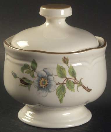 Apple Blossom (Sangostone) Sugar Bowl & Lid