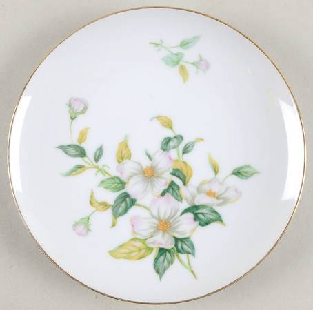 Apple Blossom (Fine China, Coupe Shape) Salad Plate
