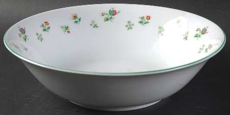 April Flowers 9" Round Vegetable Bowl