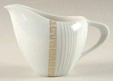 Apollo (Gold On White with Black) Creamer