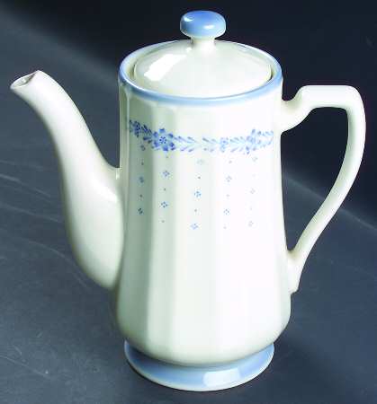 Arcadia Blue Coffee Pot & Lid