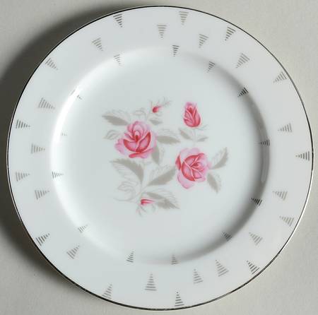 Arcadia (Pink Roses) Bread & Butter Plate
