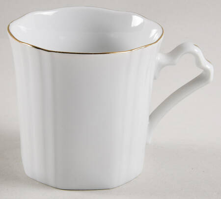 Aristcrat White Flat Cup