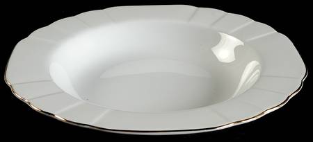 Aristcrat White Large Rim Soup Bowl