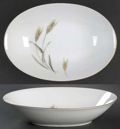 Autumn Gold 11" Oval Vegetable Bowl