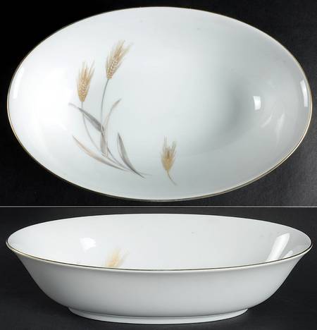 Autumn Gold 10" Oval Vegetable Bowl