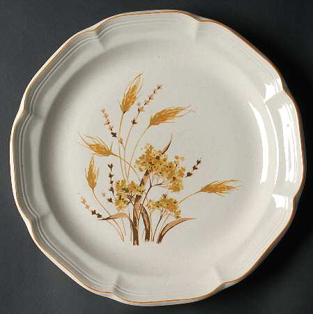 Autumn Wheat 11" Chop Plate (Round Platter)