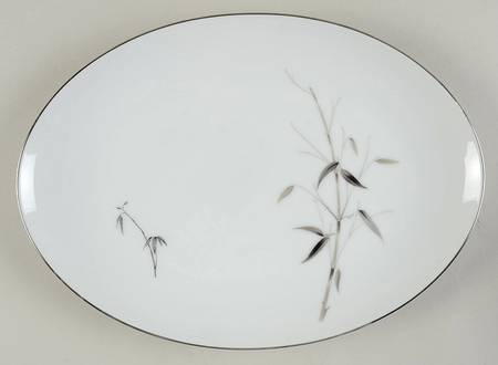 Bamboo Knight 12" Oval Serving Platter