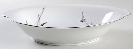Bamboo Knight 10" Oval Vegetable Bowl