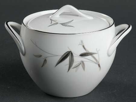 Bamboo Knight Sugar Bowl & Lid