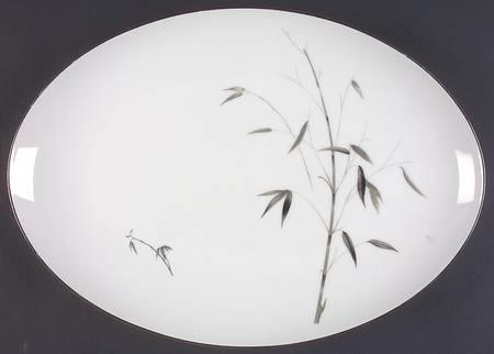 Bamboo Knight 16" Oval Serving Platter