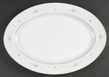 Ballad 16" Oval Serving Platter by Sango