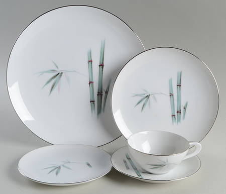 Bamboo Green 5 Piece Place Setting