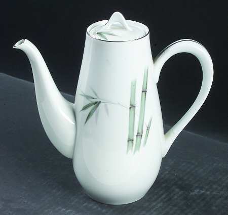 Bamboo Green Coffee Pot & Lid