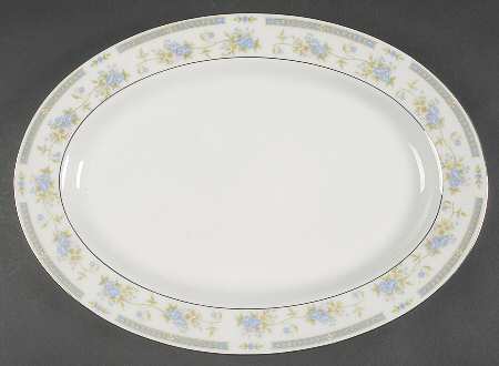 Barclay 14" Oval Serving Platter by Sango