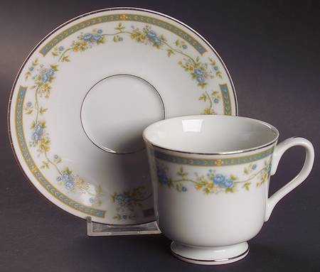 Barclay Footed Cup & Saucer Set by Sango