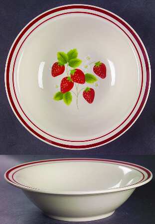 Berries Rim Cereal Bowl