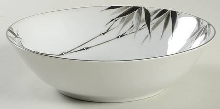 Black Bamboo Coupe Soup Bowl