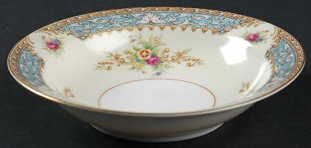 Blue Dawn Rim Fruit/Dessert (Sauce) Bowl