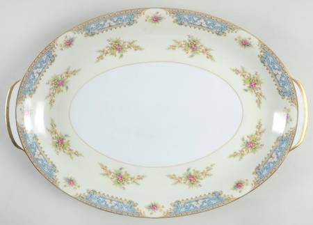 Blue Dawn 16" Oval Serving Platter