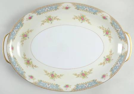 Blue Dawn 15" Oval Serving Platter