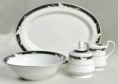 Black Fantasy 5 Piece Hostess Set