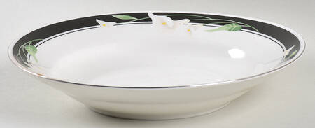 Black Fantasy Rim Soup Bowl