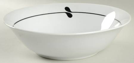 Black Magic (No Trim) 9" Round Vegetable Bowl