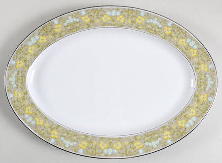 Blue Ridge 14" Oval Serving Platter