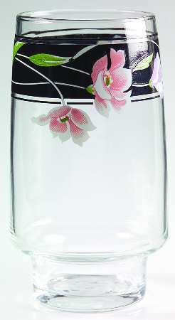 Black Satin 16 Oz Glassware Tumbler