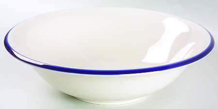 Bouquet Blue 9" Round Vegetable Bowl