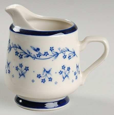 Bouquet Blue Creamer