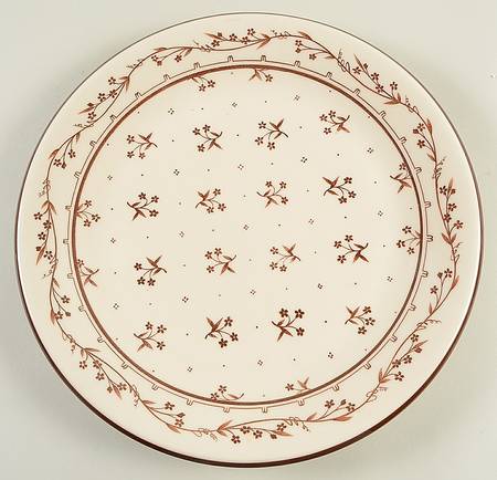 Bouquet Brown 12" Chop Plate (Round Platter)