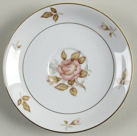 Bordeaux Rose Saucer