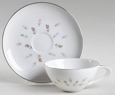 Boutonniere Flat Cup & Saucer Set