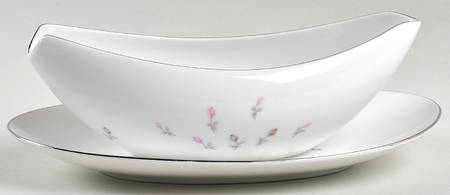 Boutonniere Gravy Boat with Attached Underplate