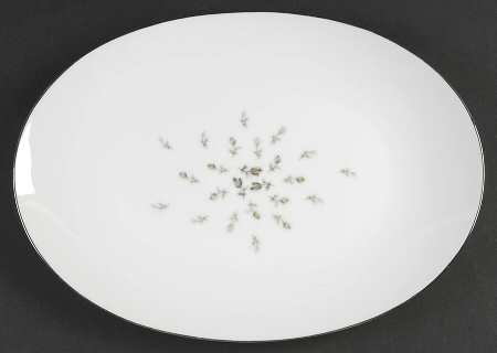 Boutonniere 12" Oval Serving Platter