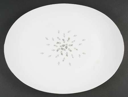 Boutonniere 15" Oval Serving Platter