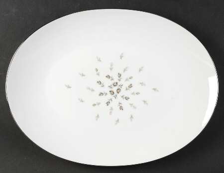 Boutonniere 14" Oval Serving Platter