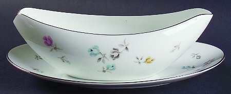 Bouquet Gravy Boat & Underplate/Relish