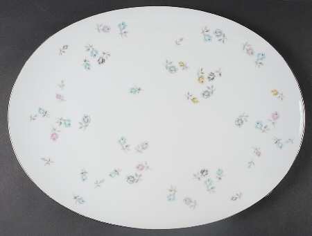 Bouquet 16" Oval Serving Platter