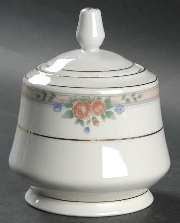 Bouquet Sugar Bowl & Lid