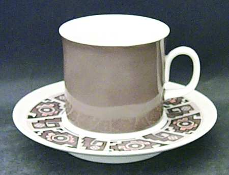 Bric A Brac Flat Cup & Saucer Set