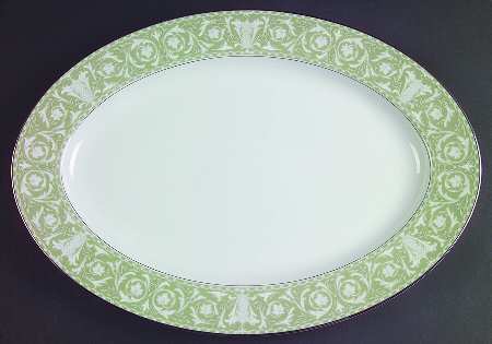Buckingham 16" Oval Serving Platter by Sango